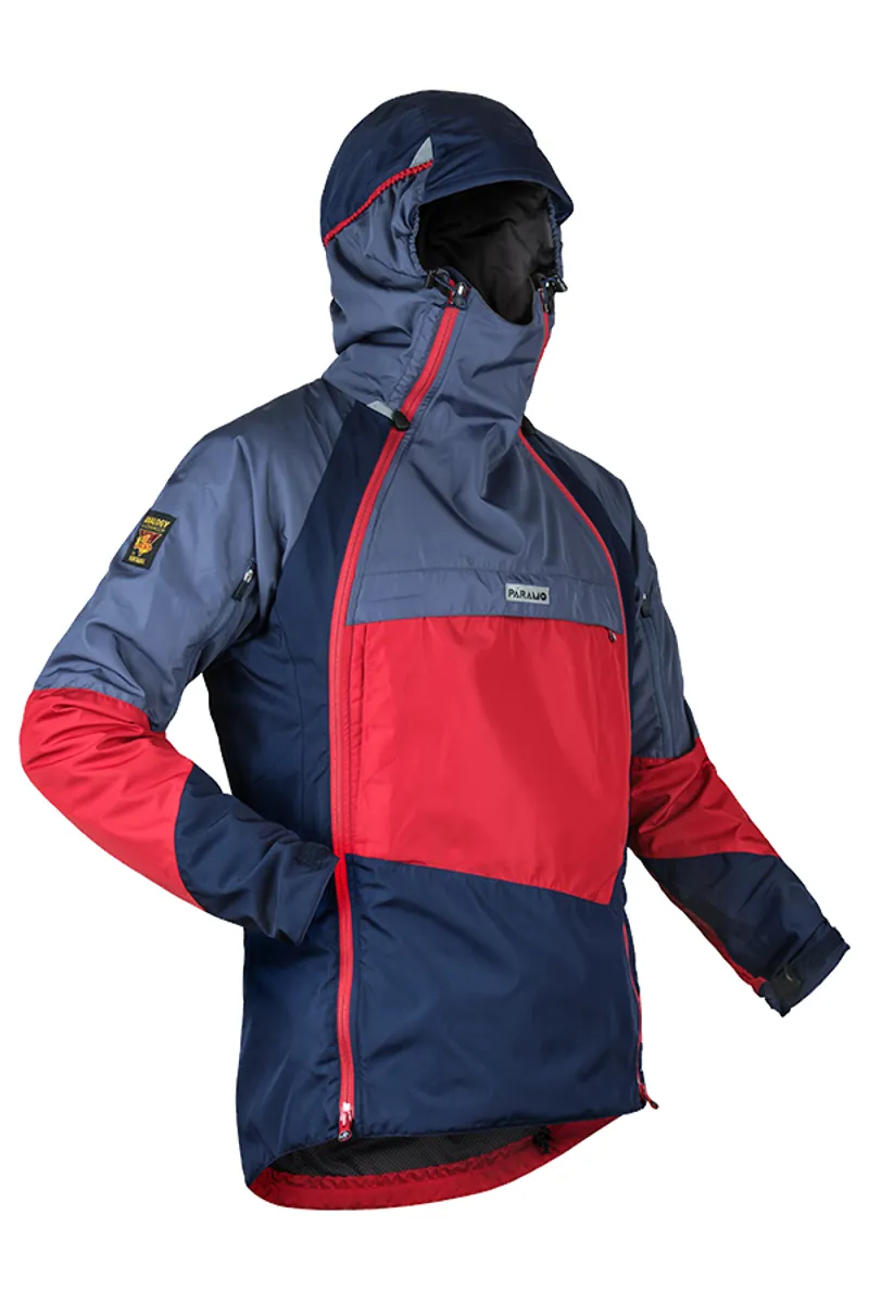 Paramo Men's NEW Velez Evolution Hybrid Smock in Midnight and Fire-1